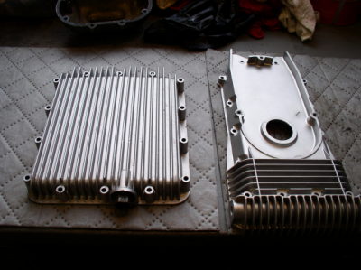 Clean timing cover and sump