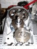 Timing gears installed